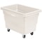 Global Industrial 6 Bushel Plastic Bulk Box Truck, Direct Mount Base, White, 33-2/5L x 23W x 24-1/2H 800311WH - alternate 1